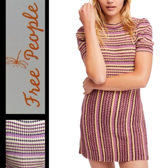 Free People Dresses & Skirts - Free People  Into You Mini Knit Dress